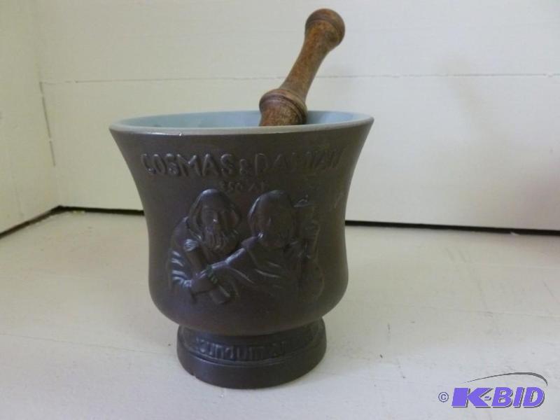 lot 110 image: Schering&nbspstoneware pharmacist ...