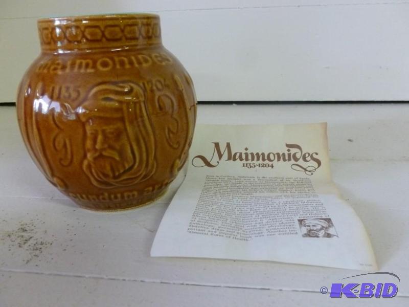 lot 111 image: Schering - Maimonides stoneware pha...
