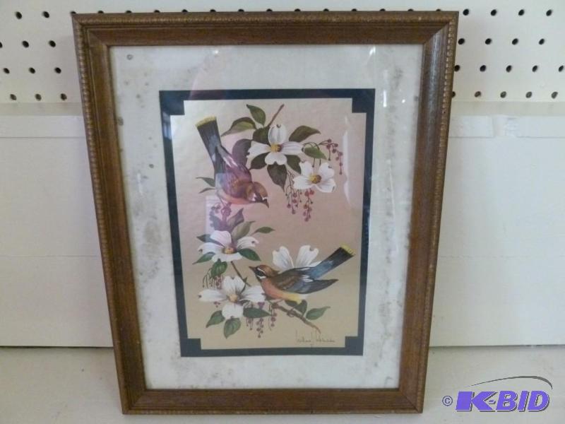 lot 123 image: William J. Whiteside wood framed an...
