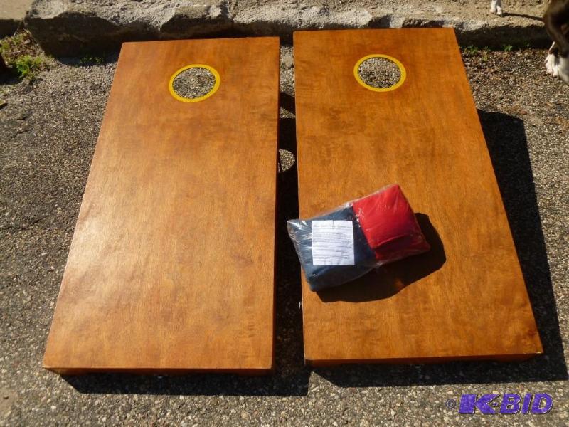 lot 158 image: Heavy duty custom made wooden bean ...