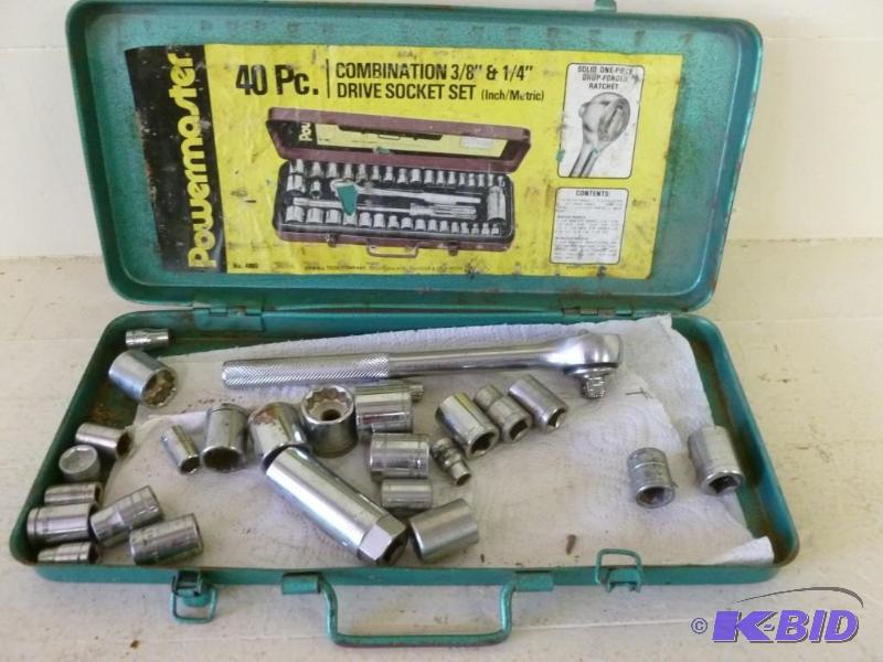 lot 185 image: Powermaster 38" socket set wi...