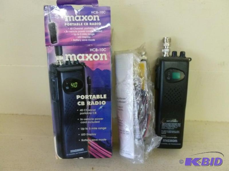 lot 188 image: Maxon portable cb radio model HCB-1...
