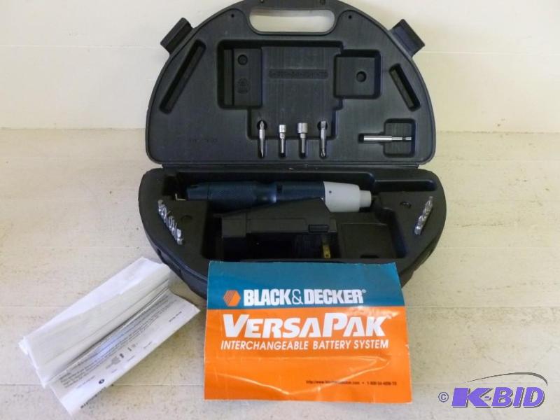 lot 202 image: Black & Decker Versa Pack - Int...
