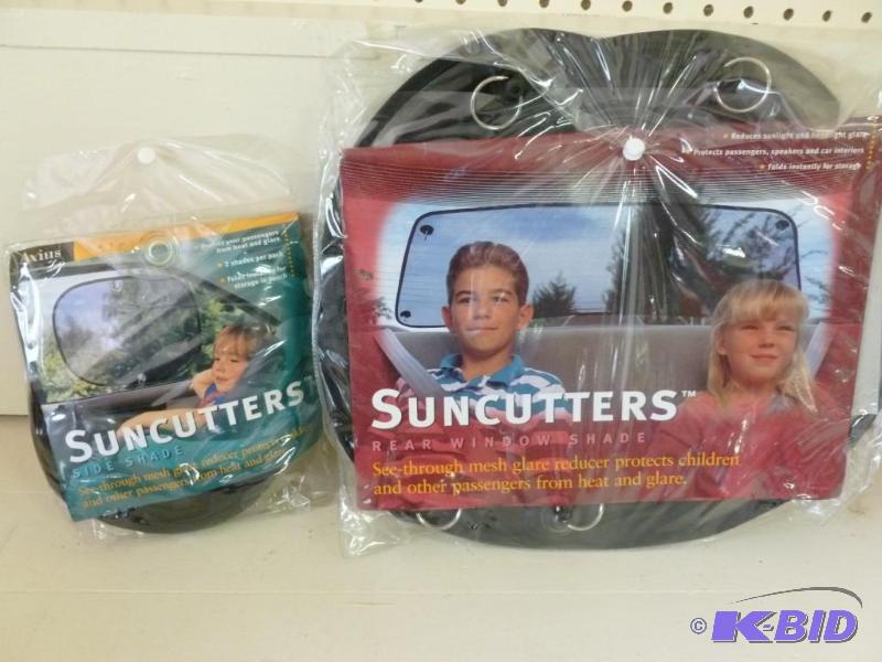 lot 213 image: Lot of two Suncutters car window sh...