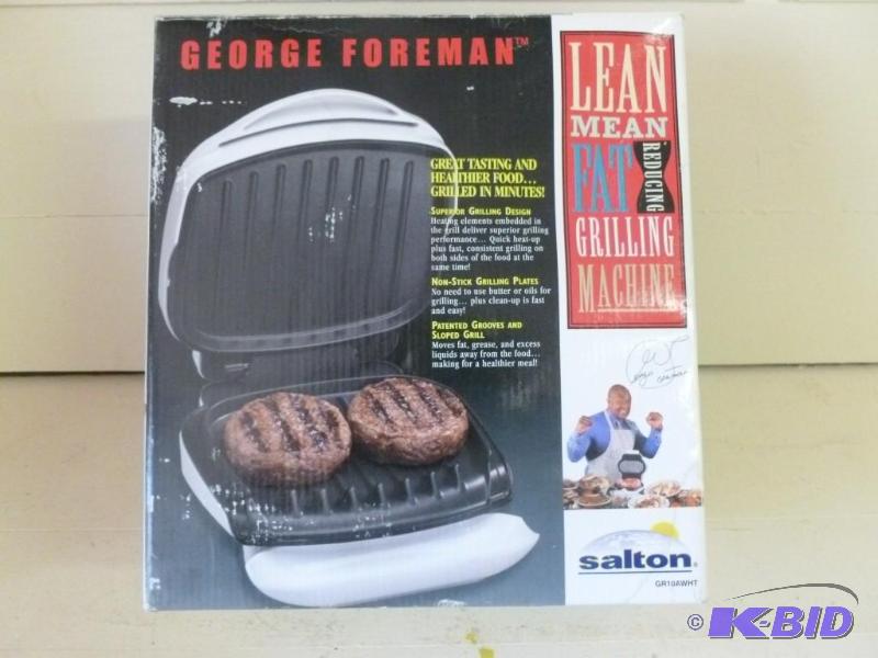 lot 223 image: George Foreman Grilling Machine, go...