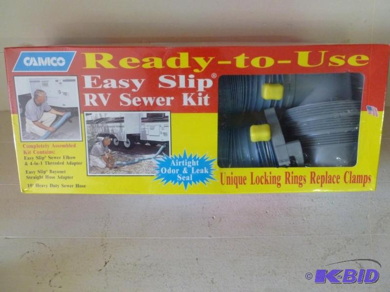 lot 33 image: Camco Ready-To Use easy slip RV sew...