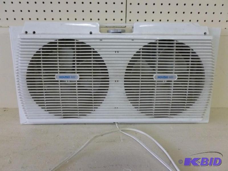 lot 55 image: Holmes Air - twin window fan, measu...