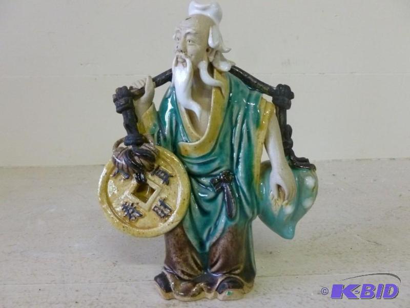 lot 63 image: Beautiful porcelain coated stonewar...