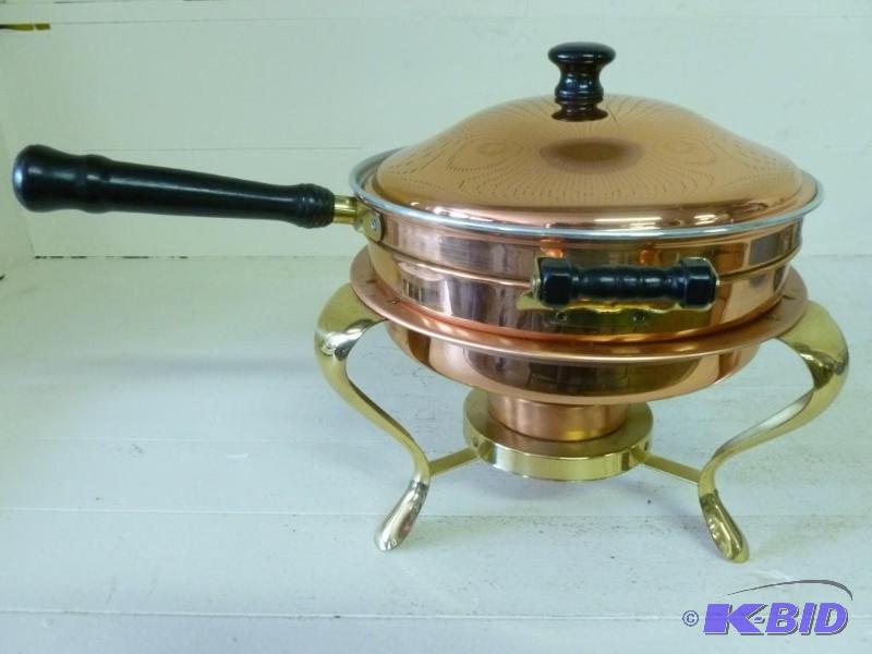 lot 86 image: Large copper and brass plated alumi...