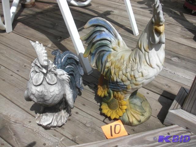 2, Cast chickens.. A very heavy pla...