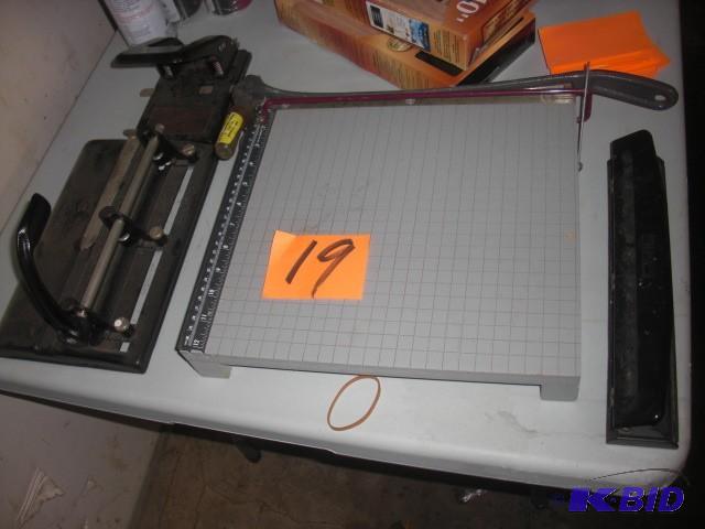 Misc. Office items   2, 3 hole punc...