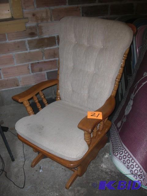 Solid Wood Glider type chair.. Glid...