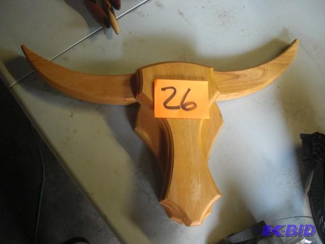 LONG HORN Cattle Bust.. 22 in from ...