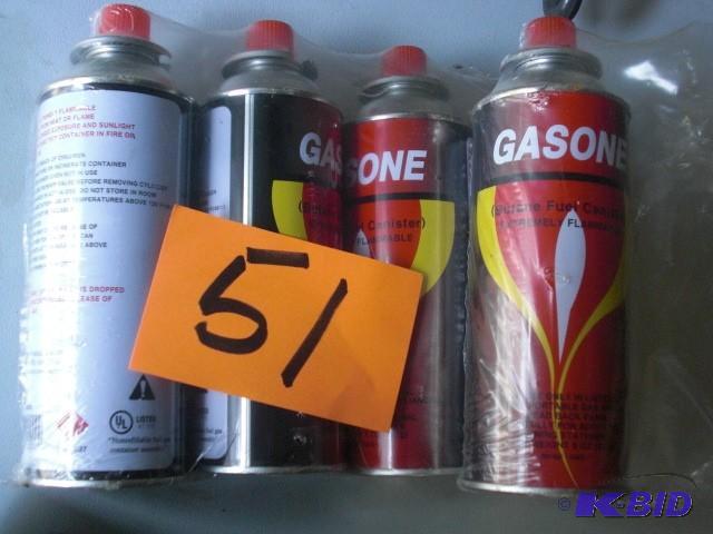 5 Butane Fuel Canisters (new)...