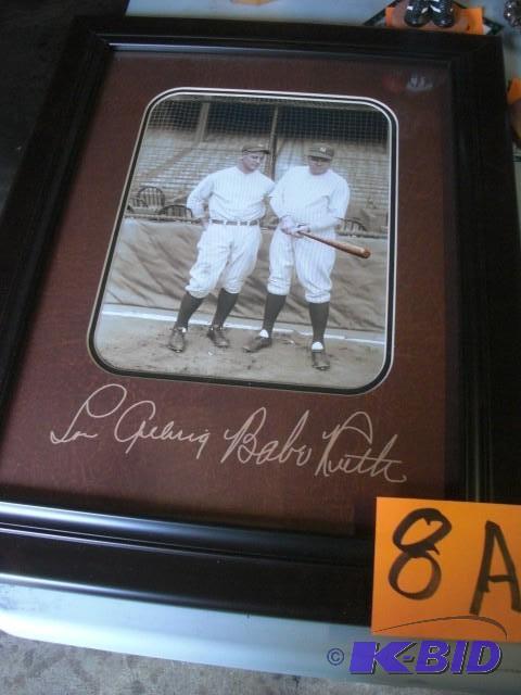 Babe Ruth and Lou Gherig picture....