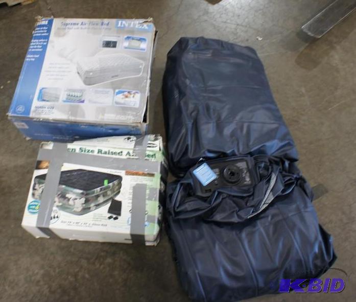 lot 11 image: Intex Queen Air Beds (4) total. Ple...