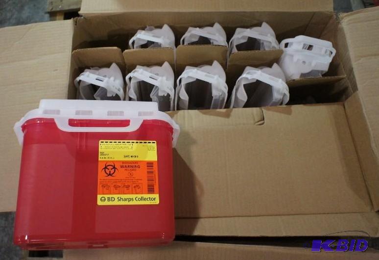 lot 18 image: New Medical Sharps Containers Colle...