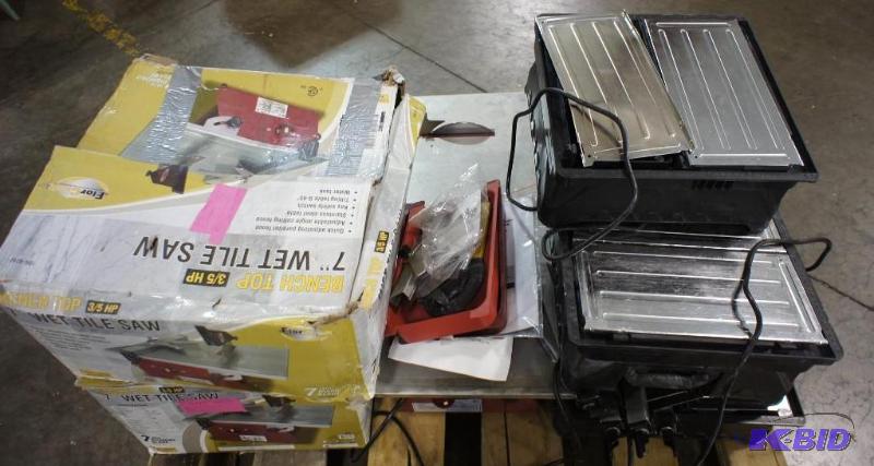 lot 3 image: Bench top  Mastercut portable 7&qu...