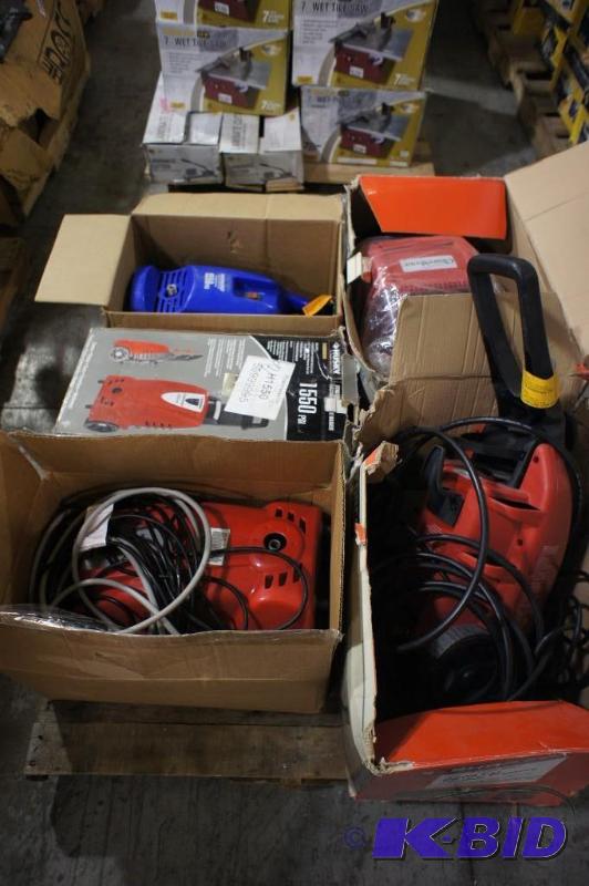 lot 4 image: Shop Force  Husky Pressure Washers...