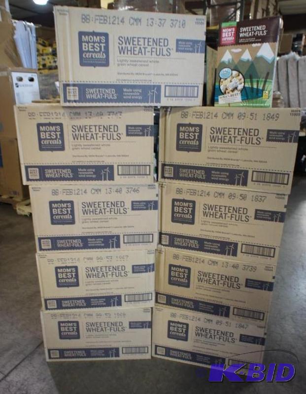 lot 51 image: Moms Best Wheat-Falls Cereal. 9 cas...