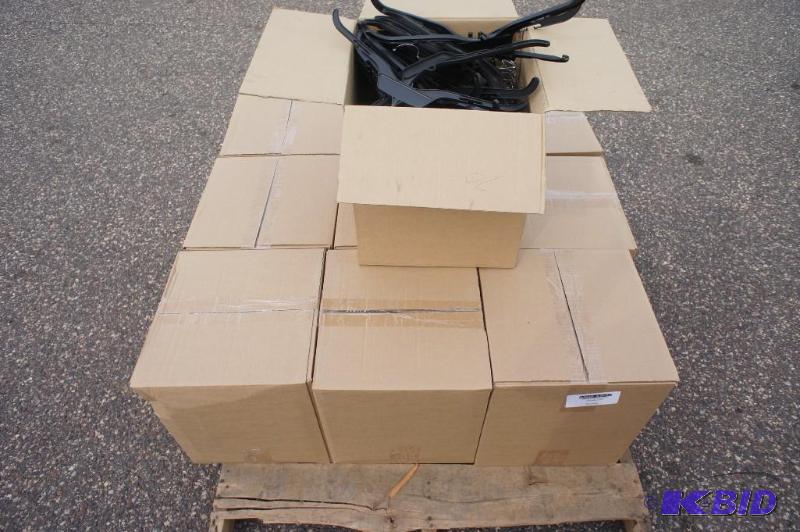 lot 56 image: (10) Cases of 17" Black Plasti...