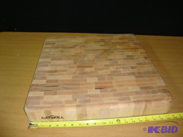lot 17 image: Catskill Super Slab Butcher Block C...