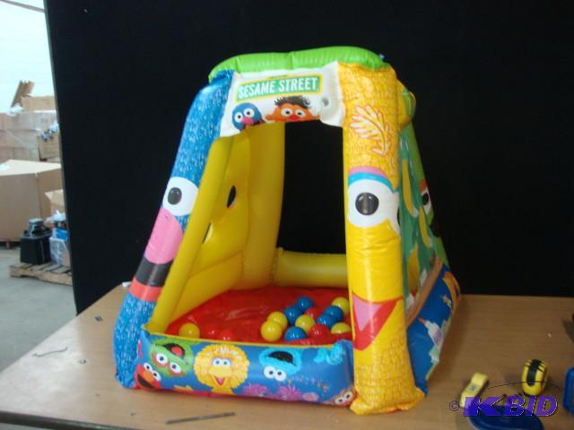 lot 40 image: Sesame St Inflatable, slow leak in ...