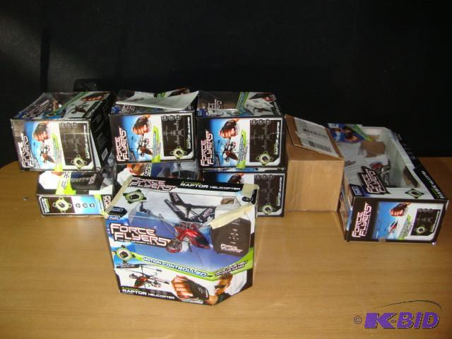 lot 46 image: Force Flyers RC Helicopters, lot of...