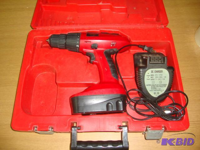 lot 73 image: Toughtest 18V Drill with Case &...