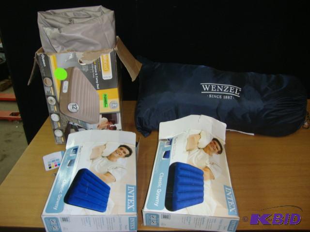 lot 79 image: Lot of 10ftx18ft Tent & 3 Air M...