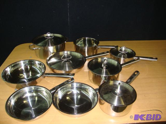lot 80 image: Lot of Cooking Pleasures Stainless ...