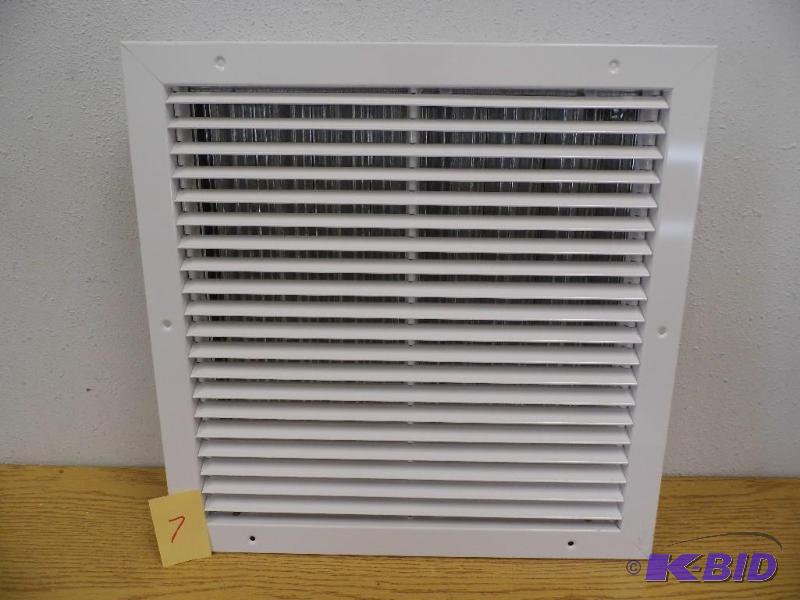 White Grill with Damper