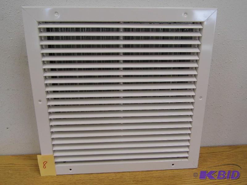 White Grill with Damper
