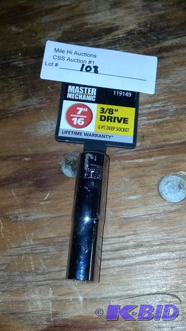 Master Mechanic  (lifetime warranty) Socket  - 716 with 38 inch drive Deep Socket