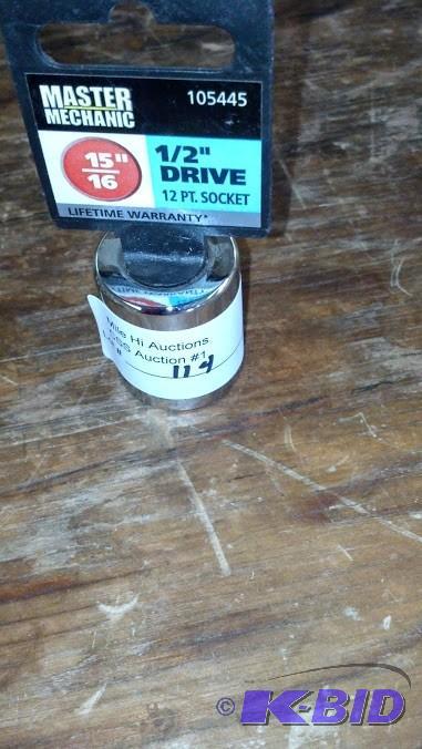 Master Mechanic  (lifetime warranty) Socket  1516 with 12 inch drive