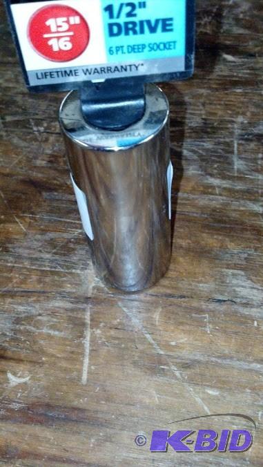 Master Mechanic  (lifetime warranty) Socket - 1516 with 12 inch drive Deep Socket