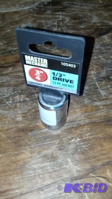 Master Mechanic  (lifetime warranty) Socket  34 with 12 inch drive