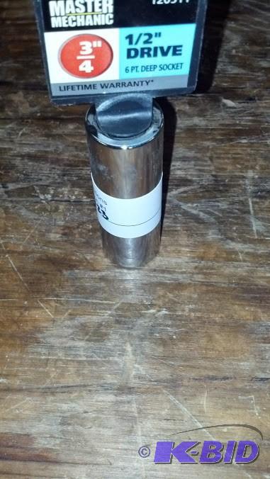 Master Mechanic  (lifetime warranty) Socket  34 with 12 inch drive Deep Socket