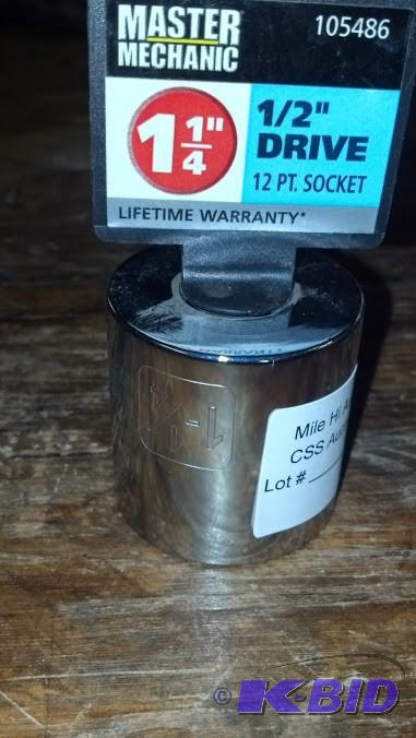 Master Mechanic  (lifetime warranty) Socket  1 14 with 12 inch drive