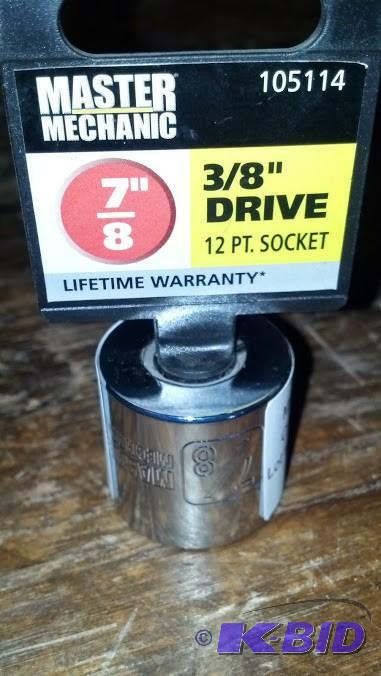 Master Mechanic  (lifetime warranty) Socket  78 with 38 inch drive