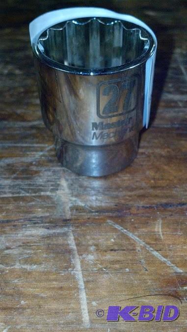 Master Mechanic  (lifetime warranty) Metric Socket - 27 mm with 12 inch drive