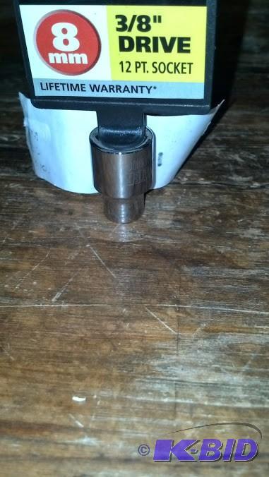 Master Mechanic  (lifetime warranty) Metric Socket - 8 mm with 38 inch drive