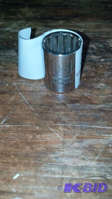 Master Mechanic  (lifetime warranty) Metric Socket - 15 mm with 38 inch drive