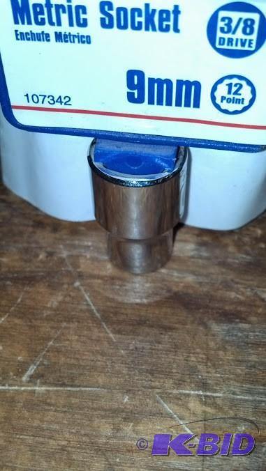 Master Mechanic  (lifetime warranty) Metric Socket - 9 mm with 38 inch drive