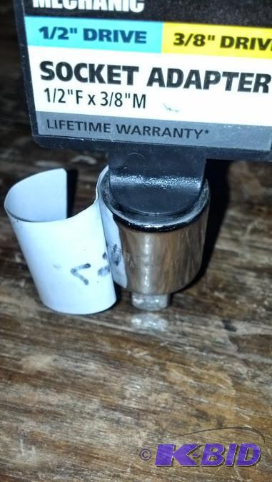 Master Mechanic  (lifetime warranty) Socket Adapter - 12 F x 38 M