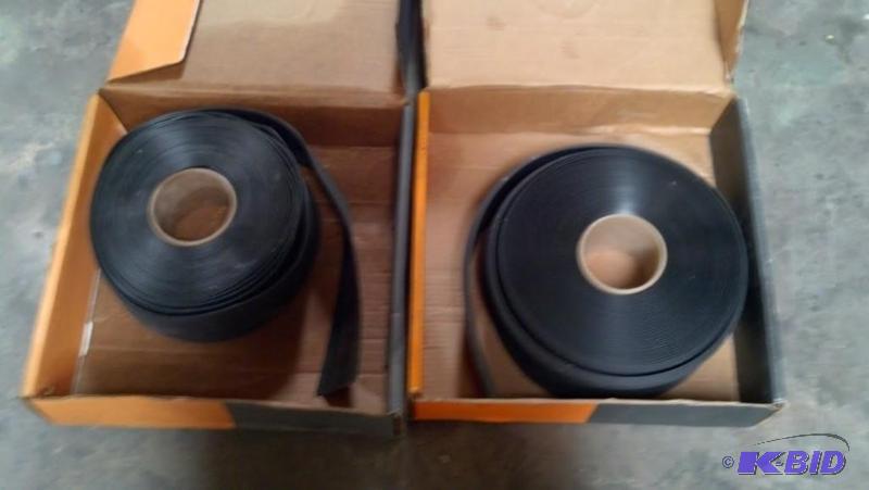 2 boxes of TP Rubber bases Black Commercial Quality 160 unused  feet