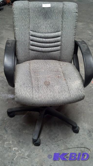 Grey office chair