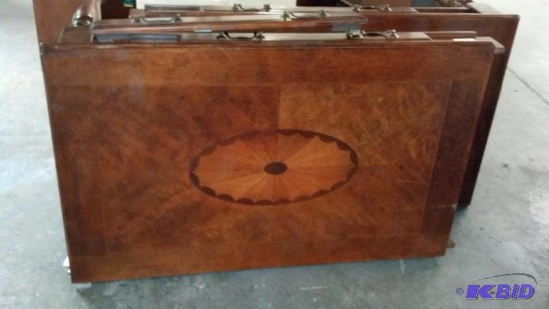 I executive desk brown cherry. Missing pieces