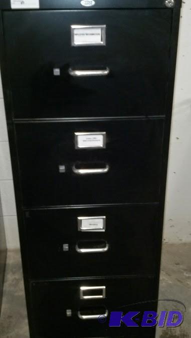 Black File cabinet 4 drawer