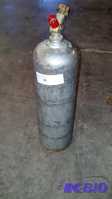 Grey 7lb welding O2 tank
